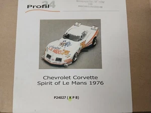 John Greenwood SPIRIT of LEMANS #76 modello Super Corvette 1/24 PROFILO 24 resina - Foto 1 di 3
