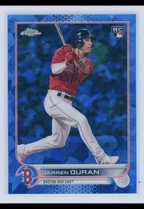 2022 Topps Chrome Jarren Duran Sapphire #187 Rookie RC Boston Red Sox - Picture 1 of 2