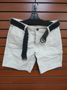 Abercrombie & Fitch Beige Short Pants For Men With black belt Free Shipping!! - Picture 1 of 4
