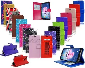 Étui Pour Huawei P Smart 2019 & 2017 FIG-LX1 Cuir Portefeuille Téléphone - Photo 1 sur 16