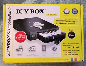 iCY BOX - Mobile Rack - Model - IB-2212SSK -SAS/SSD/S-ATA I/II/III - 2,5 Zoll - Bild 1 von 3