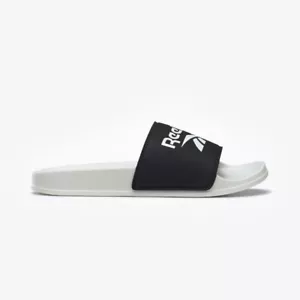 Nuovo donna Reebok FULGERE SLIDE NERO/BIANCO HR0688 RESO3ES7WWT US W 5-8 TAKSE - Foto 1 di 8