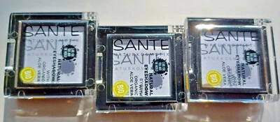 SANTE Naturkosmetik Lidschatten / Eyeshadow hellblau "No Clouds in Sight" vegan