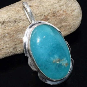 Huge Smithstone 925 Silver Plated Fine Finish Gemstone Pendant 1.8" GW - Imagen 1 de 3