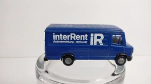 Pralina scala HO MB 507 blu con logo INTERRENT layout treno - Foto 1 di 5