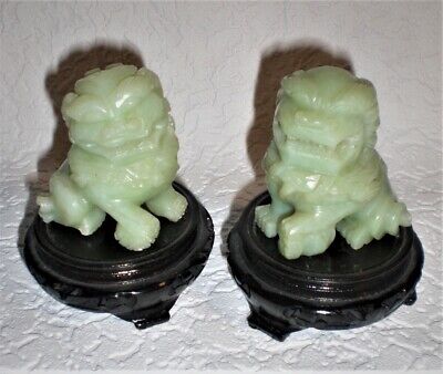 Foo-Hunde Paar - Tempelwächter - Fu-Löwe - Skulpturen Tempelhunde China • 120€