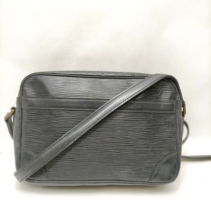 louis vuitton black monogram shoulder bolsa