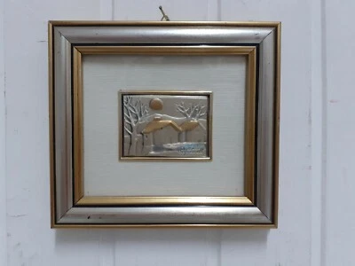Quadro Capitanelli Argento Lavorazione Artistica Made In Italy - Immagine 1 di 4