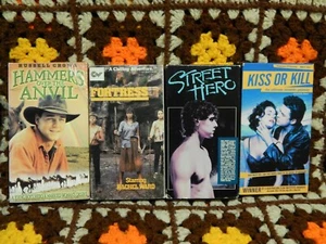 Hammers Over The Anvil + Fortress + Street Hero + Kiss or Kill (VHS) Aussie LOT - Picture 1 of 5