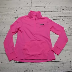 Vineyard Vines Performance Jacket Womens Small Pink 1/2 Zip Athletic Top Running - Picture 1 of 6