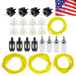 4 Sizes Tygon Fuel Filter Line Primer Bulb Kit Set For Poulan Weedeater Chainsaw - Picture 1 of 2