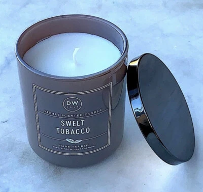 DW HOME CANDLE SWEET TOBACCO CREAM SOY WAX  33 HRS RICHLY SCENTED 1 WICK - Image 1 of 3