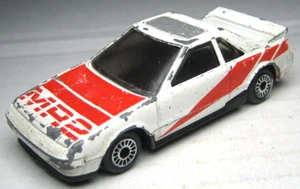 VINTAGE 1986 ZYLMEX ZEE TOYS D81 TOYOTA MR 2 WHITE & RED 1:64 DIECAST 2 7/8" CAR - Picture 1 of 6