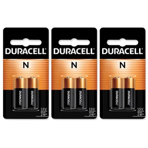 6 N Duracell 1.5V Alkaline Batteries ( Medical, LR1, E90, MN9100 ) - Picture 1 of 1