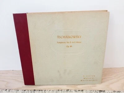 STOKOWSKI Tchaikovsky Symphony no.5 E Minor VICTOR DM-253  78 set 5X Records - Image 1 of 2