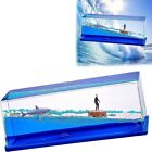 Acrylic Cruise Ship Model Decoration Boat Sea Ornaments Toy  Coffee Bar