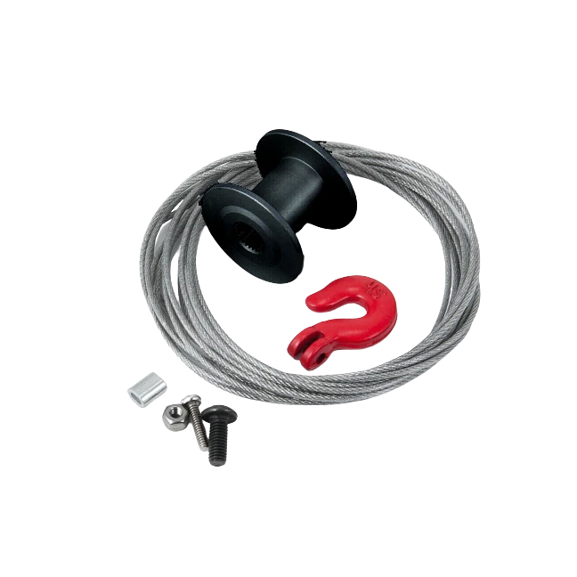 SpeedTek RC CNC Aluminum 25T Servo Winch & Hook Set (Black) for 1/10 Crawler - Image 1 of 1