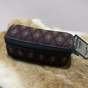 Make Up Pouch with Mirror Tribal Design /Pattern New with Tag