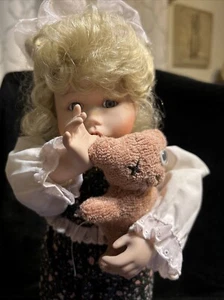 The Ashton-Drake Galleries “Boo Bear and Me” (No. 9322 E) by Jan Goodyear (1991) - Picture 1 of 7