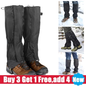 Waterproof Summit Gaiters Walking Boot Gaters Leg Cover For Camping Hiking Sport - Picture 1 of 14