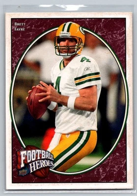 2008 Upper Deck Football Heroes - Brett Favre #8 - Image 1 of 2