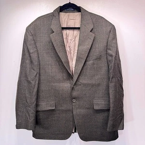 Vintage Izod Men’s Tweed 100% Wool Blazer Green Navy Blue Burgundy Union Made - Picture 1 of 8