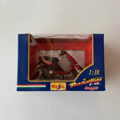 2 Wheelers Malaguti Phantom F12 Red Maisto 1:18 Scale New Sealed - Image 1 of 3