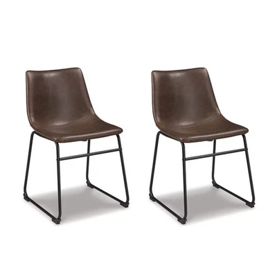 Signature Design by Ashley Centiar Mid-Century Dining Chairs Set of 2, Brown - Image 1 of 4