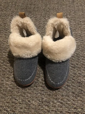 Женские уютные сапоги Moritz для помещений/улицы кемпинговые меховые тапочки 5-6 серые - Изображение 1 из 4