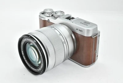 Fujifilm X-M1 16.3MP XC 16-50mm f/3.5-5.6 Lens Kit Brown Silver | Exc+ - Image 1 of 4