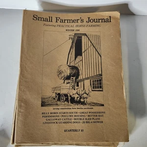 Small Farmer's Journal 1996 All 4 Issues - Livestock Crops Horses Farming - Imagen 1 de 8