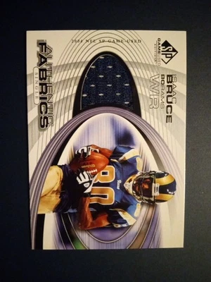 2004 SP Game Used Isaac Bruce Authentic Fabrics - Image 1 of 2