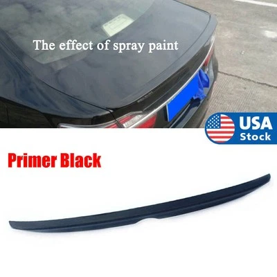 For 2012 2013 2014 Toyota Camry Sedan Trunk Wing Rear Spoiler Lip Primer Black Foto 1 de 4