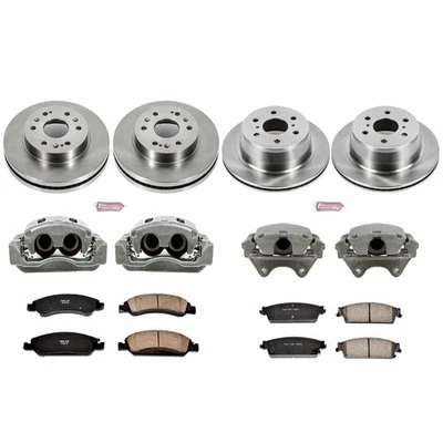 Power Stop Brake Kit For Cadillac Escalade EXT 2008-2013 Front & Rear w/Calipers — 第 1/4 张图片