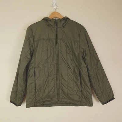 Filson Jacket Womens Large Green Olive Gray Ultralight Hooded - Image 1 of 4