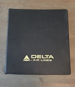 Manual de referencia de piloto Delta Airlines MD-88 original raro de colección de los años 90 - Imagen 1 de 9