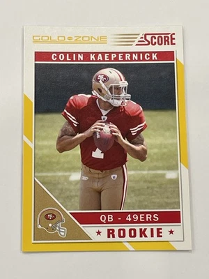 2011 Score Football Gold Zone #320 - Colin Kaepernick RC - San Francisco 49ers - Image 1 of 2