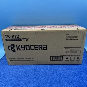 Kyocera TK-1172 Factory Black High Yield Toner Cartridge - Afbeelding 1 van 3