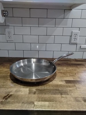 Kirkland Stainless Steel Copper Core Cookware 12" Skillet Fry Pan No Lid - Image 1 of 4