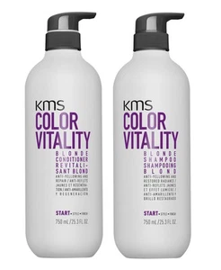 KMS California Color Vitality Blonde Shampoo & Conditioner Duo 25.3oz set - Picture 1 of 2