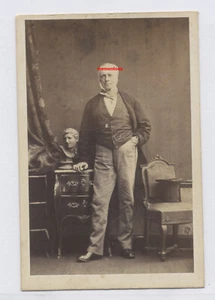 Camille Silvy CDV c1861 Albumen Portrait Gentleman - Picture 1 of 2