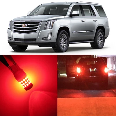 Luz de señal de freno Allá Lighting bombillas LED rojas para ~06 Cadillac Escalade ESV EXT Foto 1 de 4