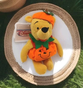 Disney Store Esclusivo Winnie The Pooh Zucca Pooh 7,5" Bean Bag Peluche Vintage - Foto 1 di 9