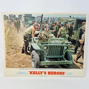 Tarjeta de vestíbulo de película coleccionable de Clint Eastwood 1970 Kelly's Heroes No.8 - Imagen 1 de 4