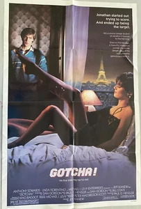 Gotcha Original video release poster - 41 x 27 - Folded Vintage 80's - Picture 1 of 1