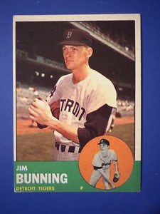 1963 Topps - #365 Jim Bunning