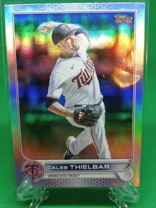 2022 Topps Update Rainbow Foil Caleb Thielbar #US191 Minnesota Twins - Picture 1 of 2