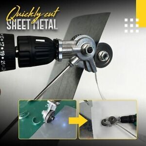 Electric Drill Shears Plate Cutter Attachment Metal Sheet Cutter Nibbler Saw US