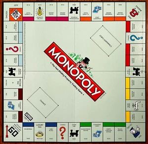 Monopoly Play Faster Game BOARD ONLY 2008 Quarter Folds - Picture 1 of 7