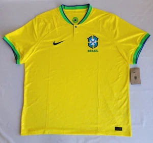 Herren Größe XXL Gelb Nike Brasilien Stadion 2022/2023 Heim Fußball Trikot DN0680-742 - Bild 1 von 4
